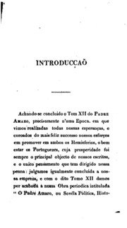 Capa do livro O padre amaro, ou Sovéla, politica, historica, e literaria [ed. by J.J. Ferreira de Freitas ...