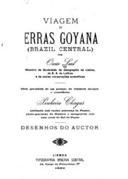 Capa do livro Viagem ás terras goyanas (Brazil Central)
