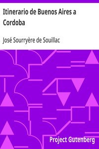 Capa do livro Itinerario de Buenos Aires a Cordoba