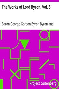 Capa do livro The Works of Lord Byron. Vol. 5: Poetry