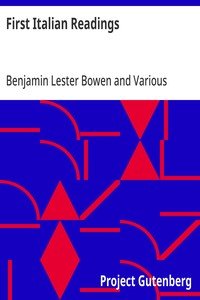 Capa do livro First Italian Readings
