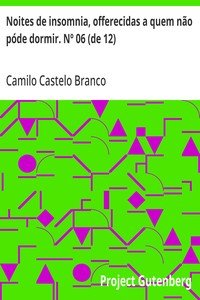 Capa do livro Noites de insomnia, offerecidas a quem não póde dormir. Nº 06 (de 12)