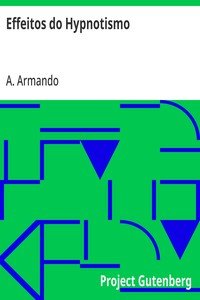 Capa do livro Effeitos do Hypnotismo