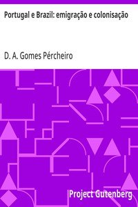 Capa do livro Portugal e Brazil: emigração e colonisação