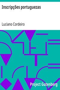 Capa do livro Inscripções portuguezas