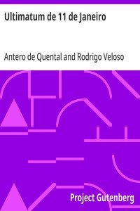 Capa do livro Ultimatum de 11 de Janeiro