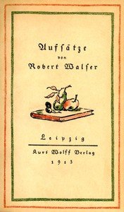 Capa do livro Aufsätze