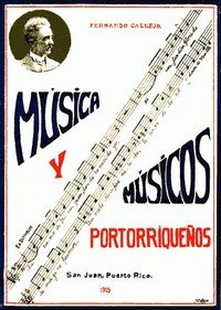 Capa do livro Música y Músicos Portorriqueños