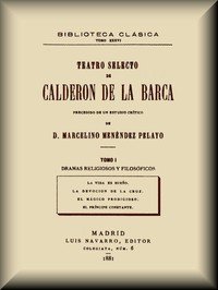 Capa do livro Teatro selecto, tomo 1 de 4