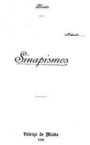 Capa do livro Sinapismos