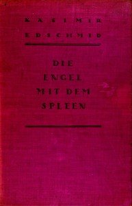 Capa do livro Die Engel mit dem Spleen