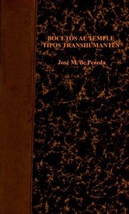 Capa do livro Bocetos al temple. Tipos trashumantes : $b Obras completas - Vol. VIII