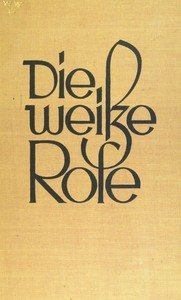 Capa do livro Die Weiße Rose