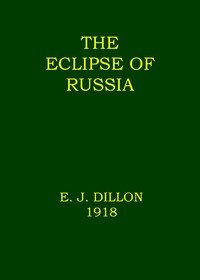 Capa do livro The eclipse of Russia